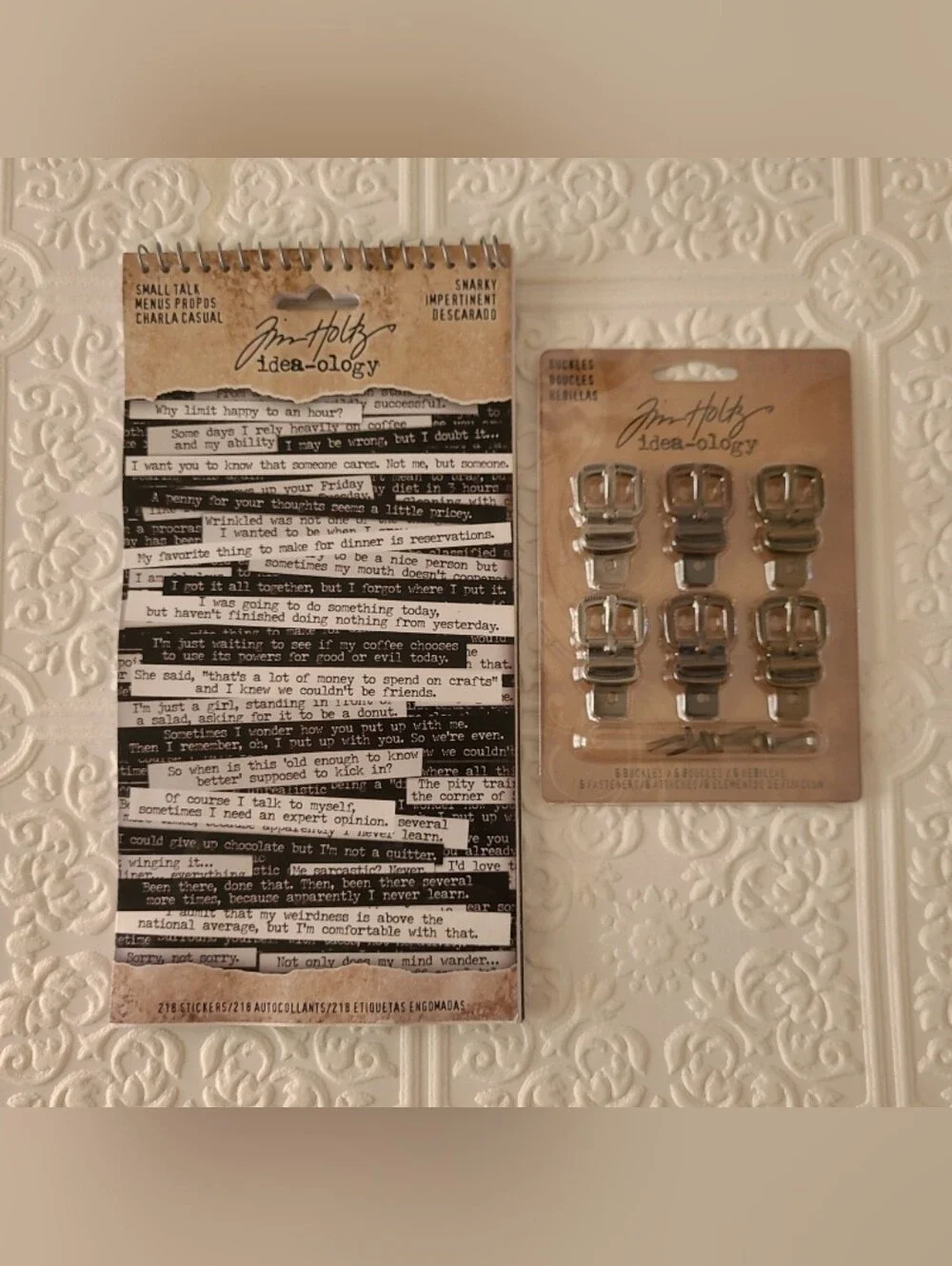 Tim Holtz Small Talk-Snarky & Buckles Bundle